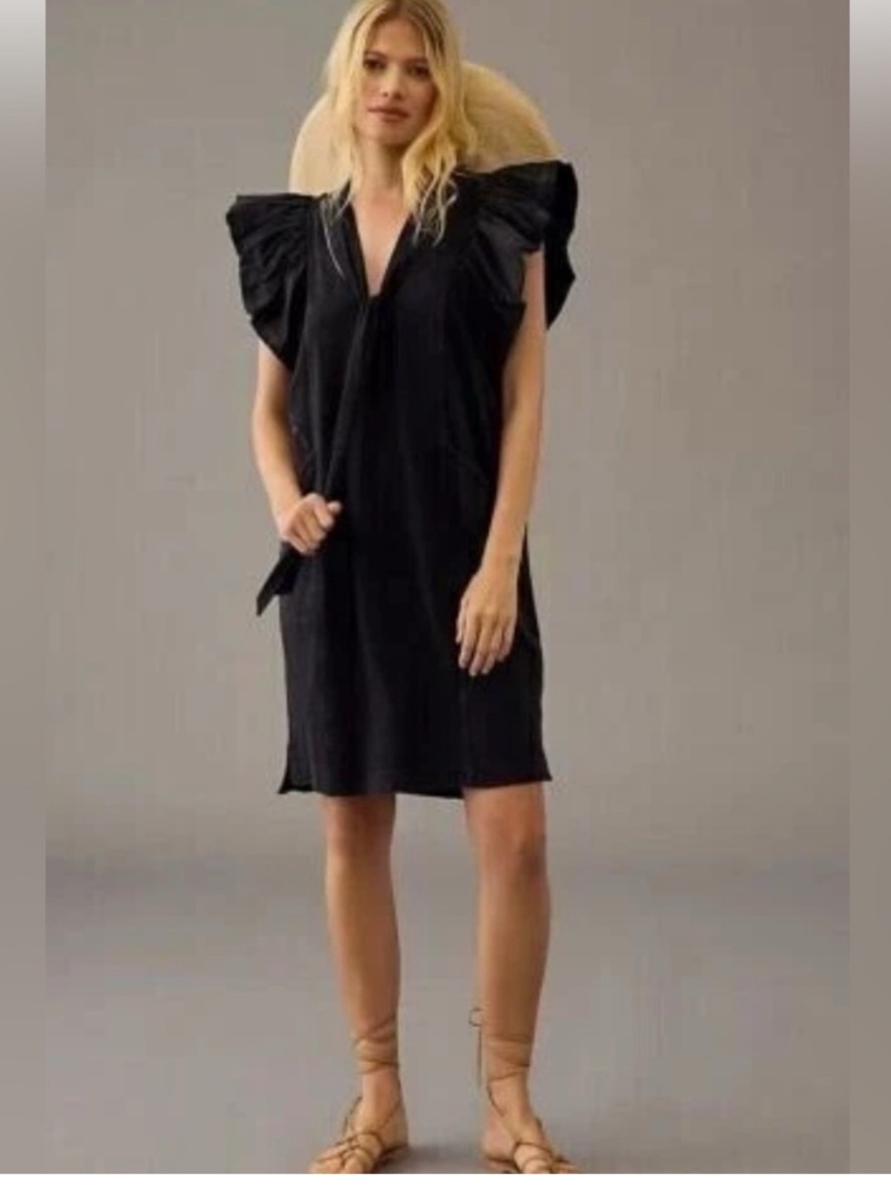 Anthropologie Flutter-Sleeve
Tee Dress, M